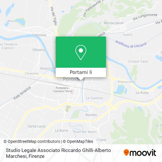 Mappa Studio Legale Associato Riccardo Ghilli-Alberto Marchesi