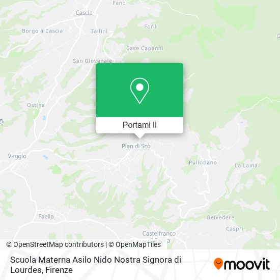 Mappa Scuola Materna Asilo Nido Nostra Signora di Lourdes