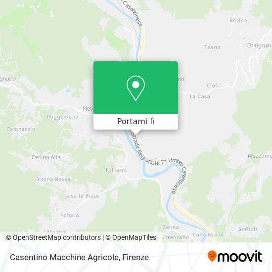 Mappa Casentino Macchine Agricole