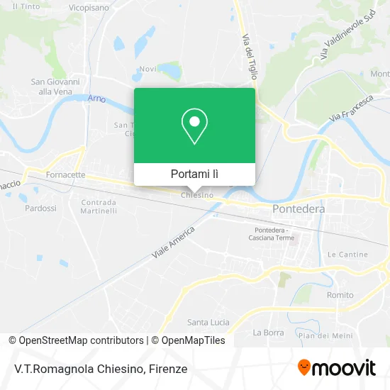 Mappa V.T.Romagnola Chiesino