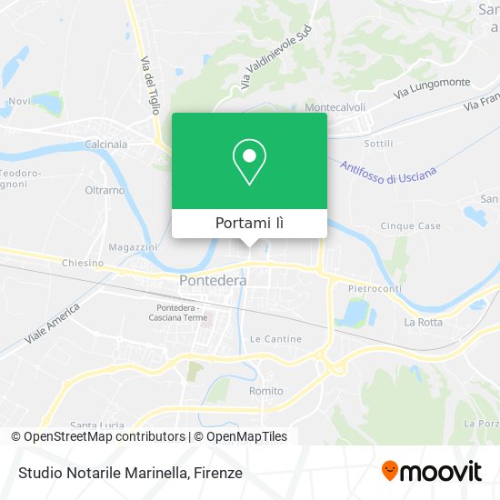 Mappa Studio Notarile Marinella