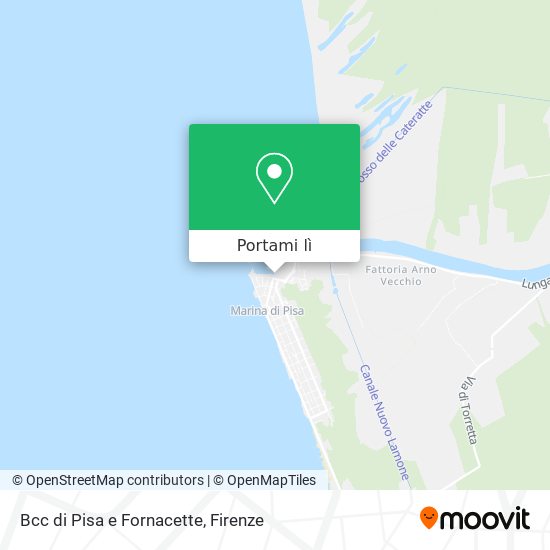 Mappa Bcc di Pisa e Fornacette