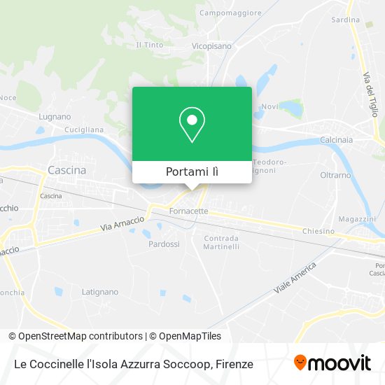 Mappa Le Coccinelle l'Isola Azzurra Soccoop