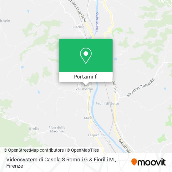 Mappa Videosystem di Casola S.Romoli G.& Fiorilli M.