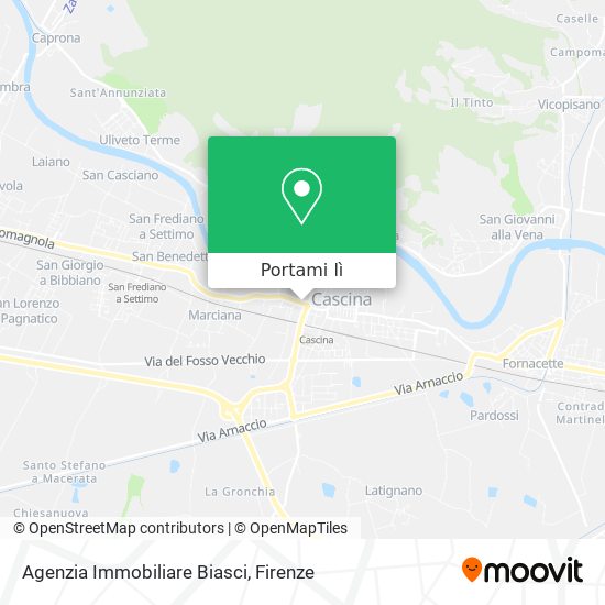 Mappa Agenzia Immobiliare Biasci
