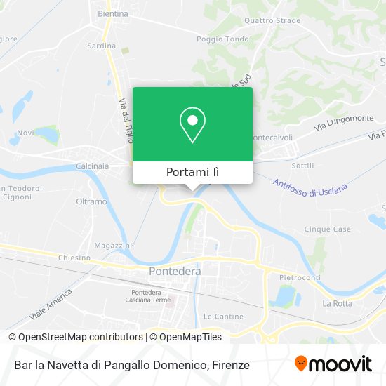 Mappa Bar la Navetta di Pangallo Domenico