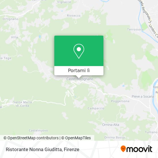 Mappa Ristorante Nonna Giuditta