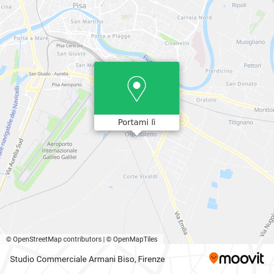 Mappa Studio Commerciale Armani Biso