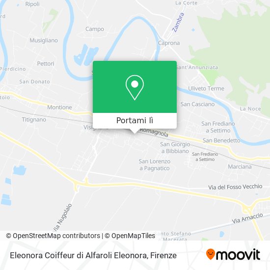 Mappa Eleonora Coiffeur di Alfaroli Eleonora