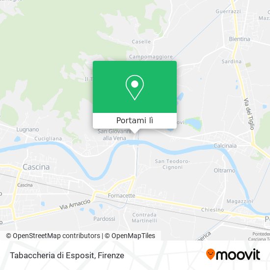 Mappa Tabaccheria di Esposit