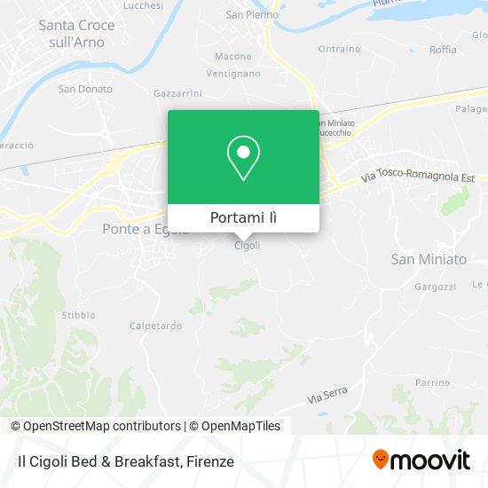 Mappa Il Cigoli Bed & Breakfast