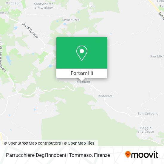 Mappa Parrucchiere Degl'Innocenti Tommaso