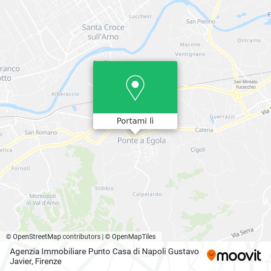 Mappa Agenzia Immobiliare Punto Casa di Napoli Gustavo Javier
