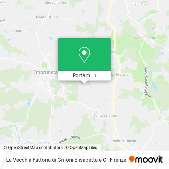 Mappa La Vecchia Fattoria di Grifoni Elisabetta e C.