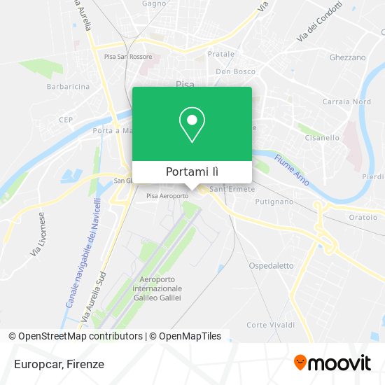 Mappa Europcar