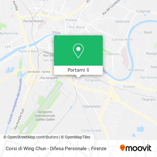 Mappa Corsi di Wing Chun - Difesa Personale -