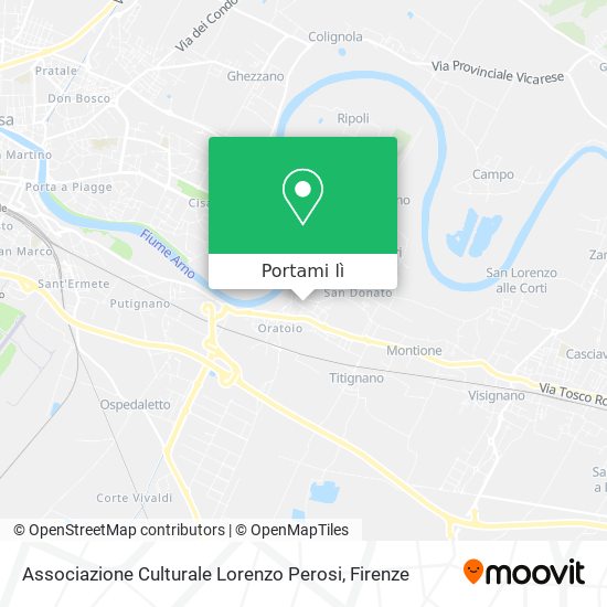 Mappa Associazione Culturale Lorenzo Perosi