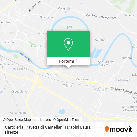 Mappa Cartoleria Fravega di Castellani Tarabini Laura