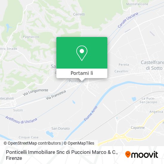 Mappa Ponticelli Immobiliare Snc di Puccioni Marco & C.