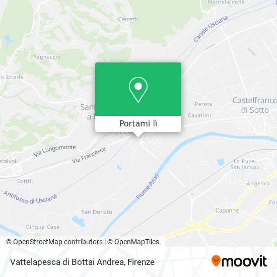 Mappa Vattelapesca di Bottai Andrea