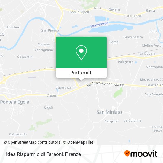 Mappa Idea Risparmio di Faraoni