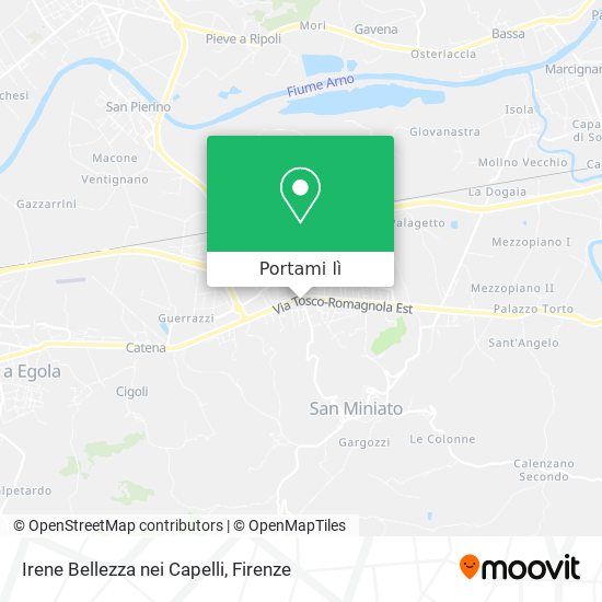 Mappa Irene Bellezza nei Capelli