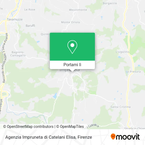 Mappa Agenzia Impruneta di Catelani Elisa