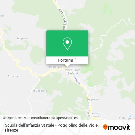 Mappa Scuola dell'Infanzia Statale - Poggiolino delle Viole