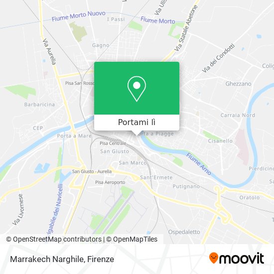 Mappa Marrakech Narghile