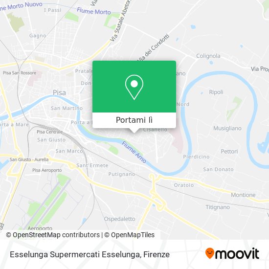 Mappa Esselunga Supermercati Esselunga