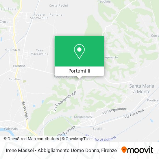 Mappa Irene Massei - Abbigliamento Uomo Donna