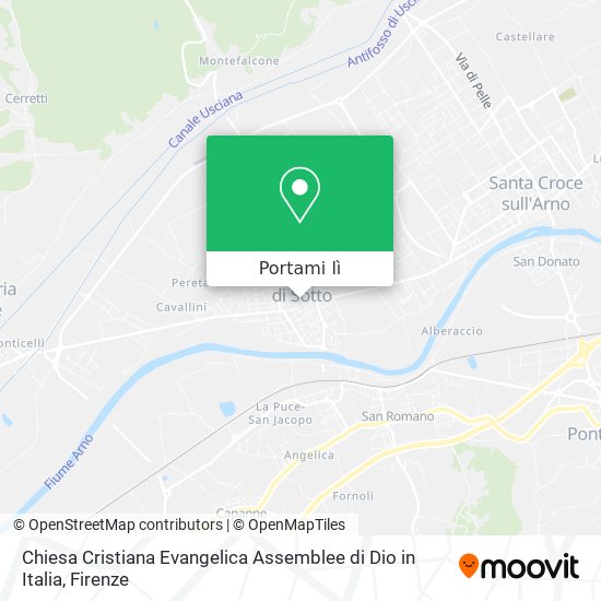 Mappa Chiesa Cristiana Evangelica Assemblee di Dio in Italia
