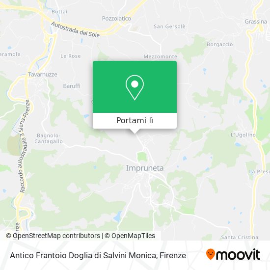 Mappa Antico Frantoio Doglia di Salvini Monica