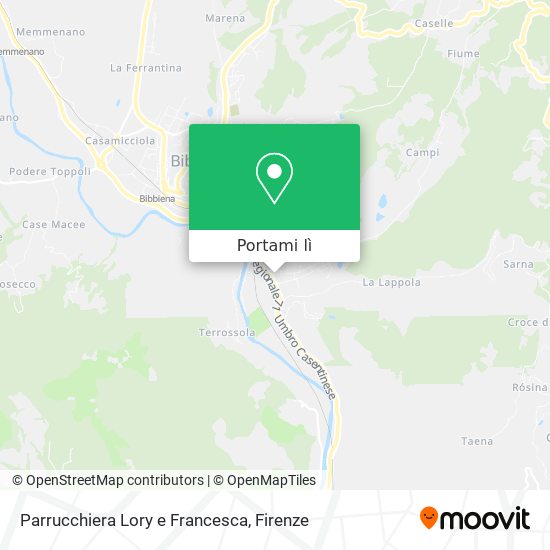 Mappa Parrucchiera Lory e Francesca