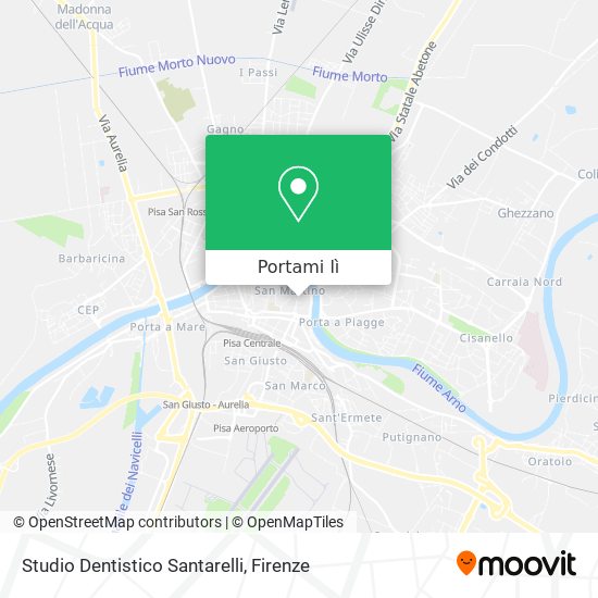 Mappa Studio Dentistico Santarelli