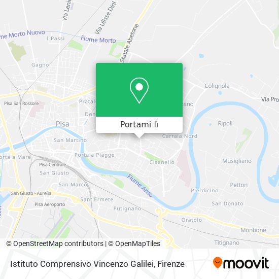 Mappa Istituto Comprensivo Vincenzo Galilei