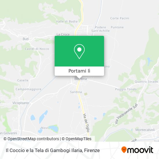 Mappa Il Coccio e la Tela di Gambogi Ilaria