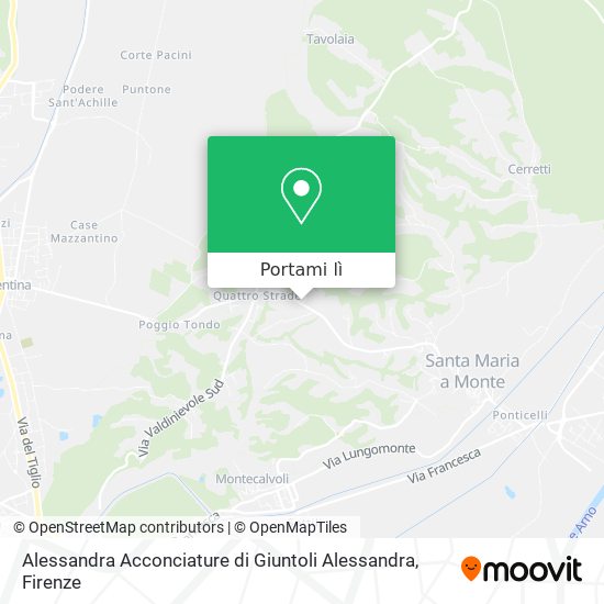 Mappa Alessandra Acconciature di Giuntoli Alessandra