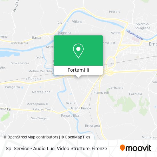 Mappa Spl Service - Audio Luci Video Strutture