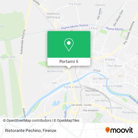 Mappa Ristorante Pechino