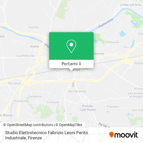 Mappa Studio Elettrotecnico Fabrizio Leoni Perito Industriale