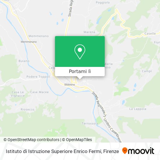 Mappa Istituto di Istruzione Superiore Enrico Fermi