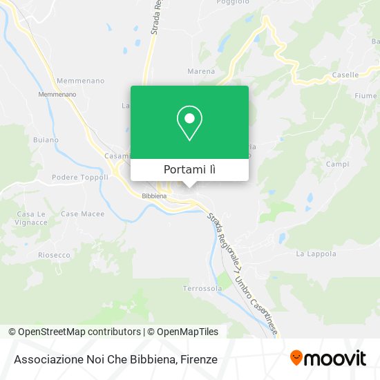 Mappa Associazione Noi Che Bibbiena