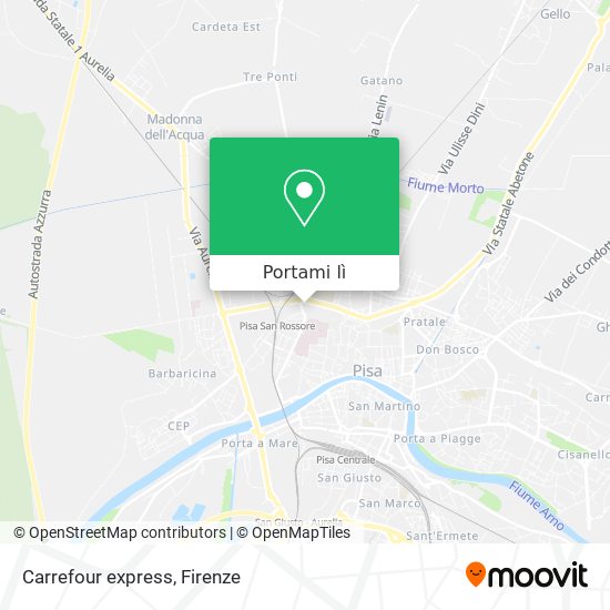 Mappa Carrefour express