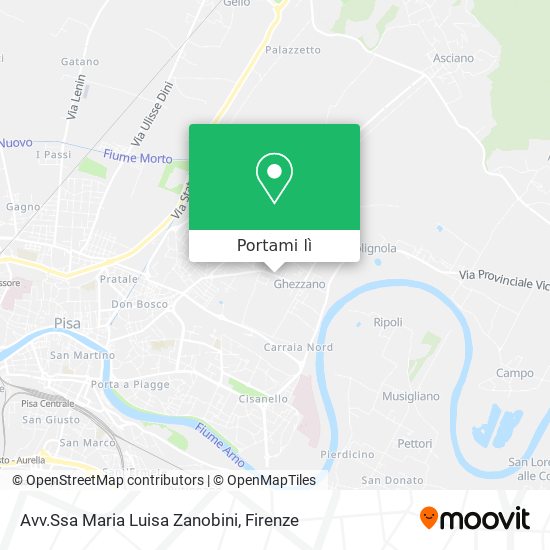 Mappa Avv.Ssa Maria Luisa Zanobini