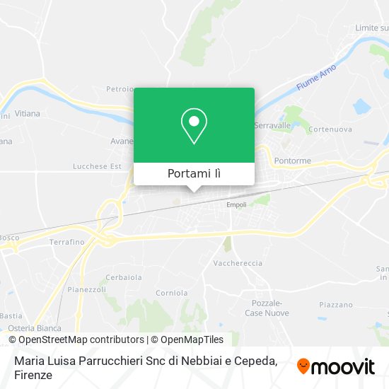 Mappa Maria Luisa Parrucchieri Snc di Nebbiai e Cepeda