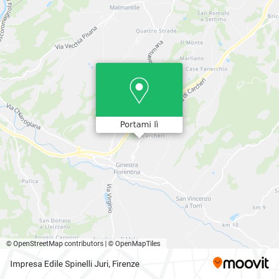 Mappa Impresa Edile Spinelli Juri
