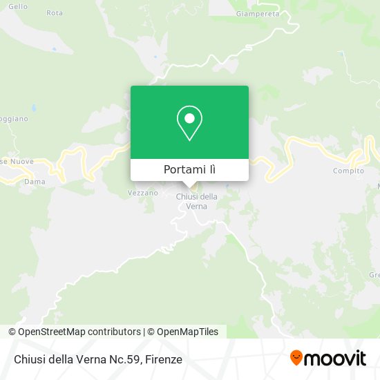 Mappa Chiusi della Verna Nc.59