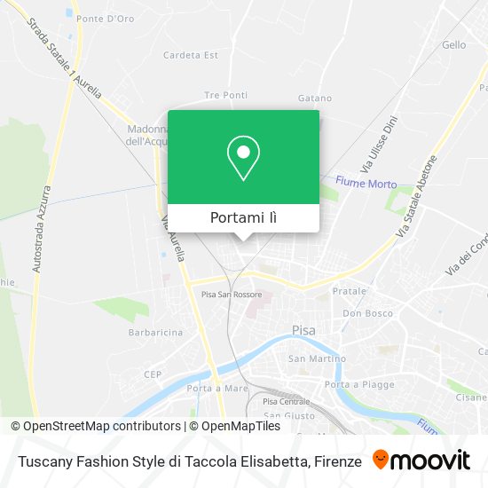 Mappa Tuscany Fashion Style di Taccola Elisabetta