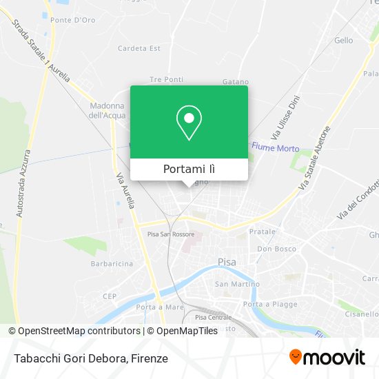 Mappa Tabacchi Gori Debora